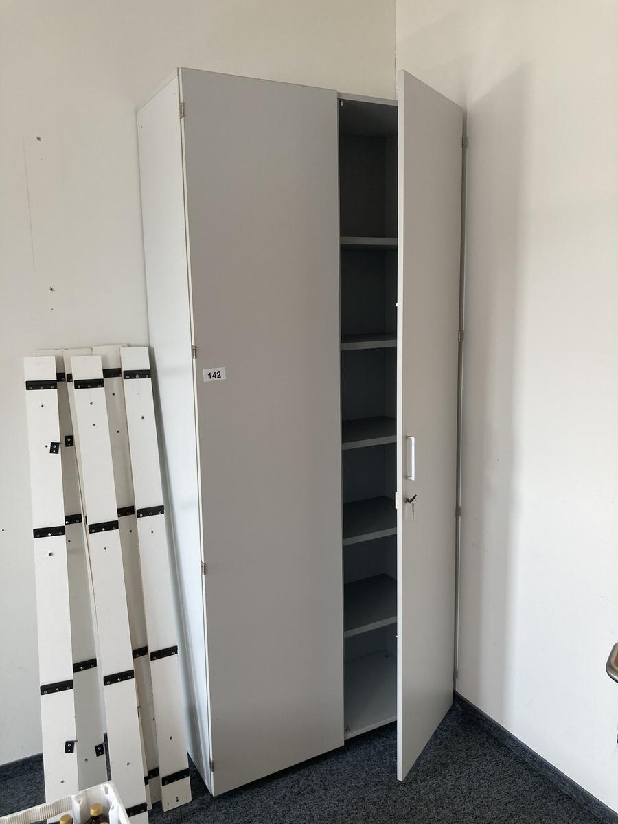Aktenschrank, 6 Ordnerhöhen, Maße: ca. B 100 x 45 x 230 cm